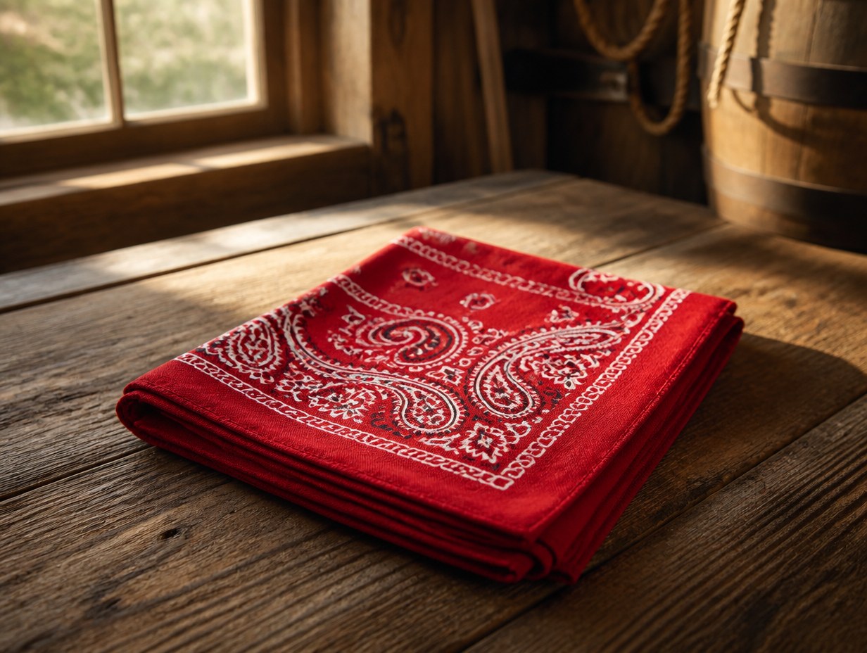 AI-generated bandana mockup sample