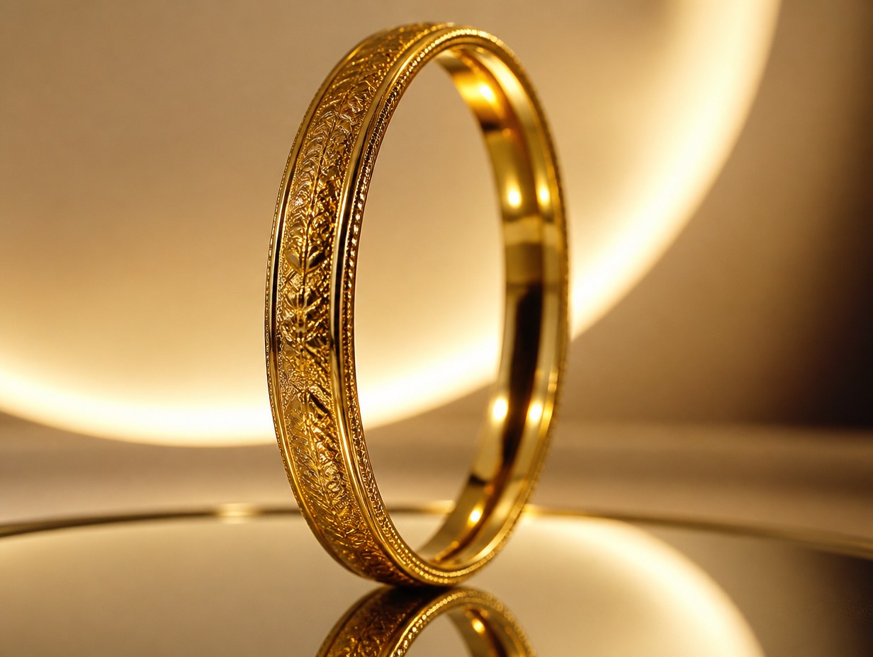 AI-generated bangle mockup sample