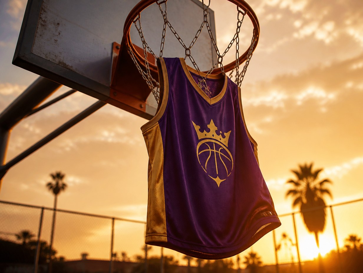 AI-generated basketball jersey mockup sample