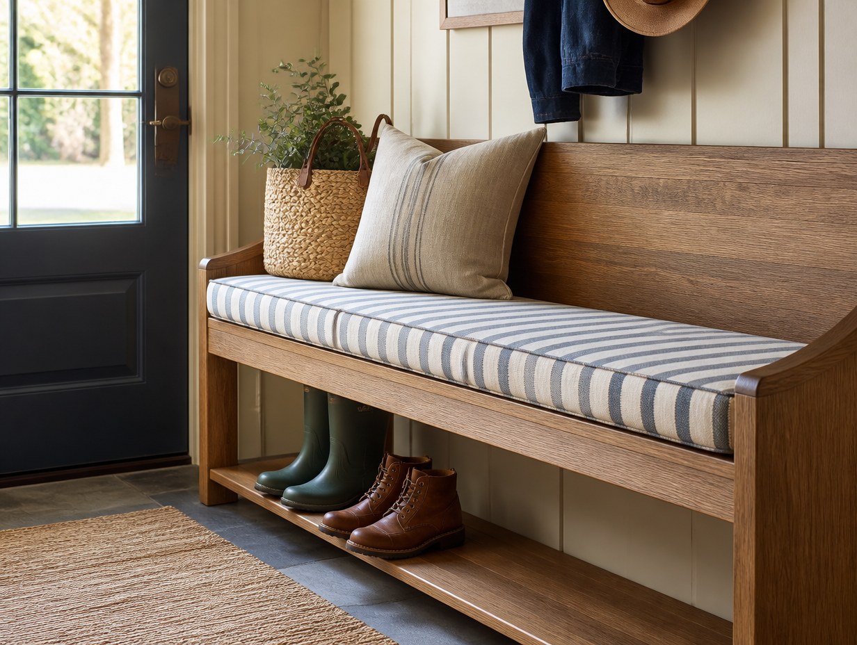 Bench Cushion mockup example