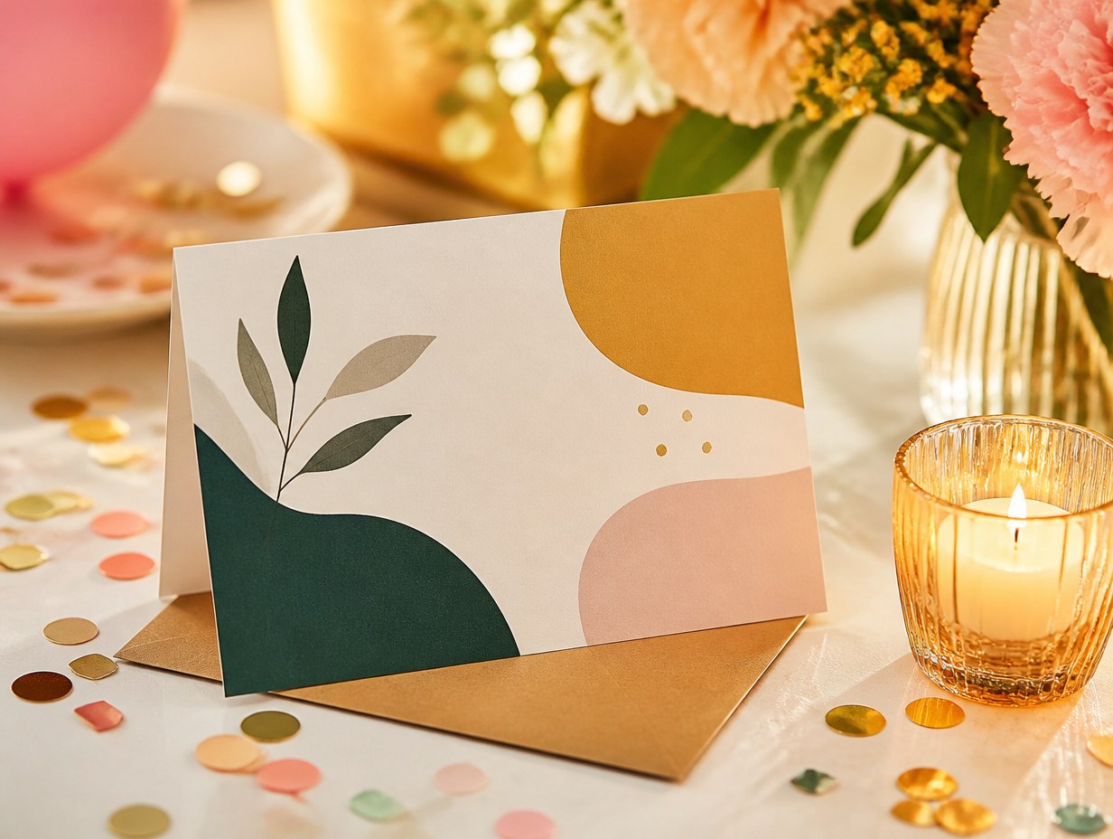 Birthday Card mockup example