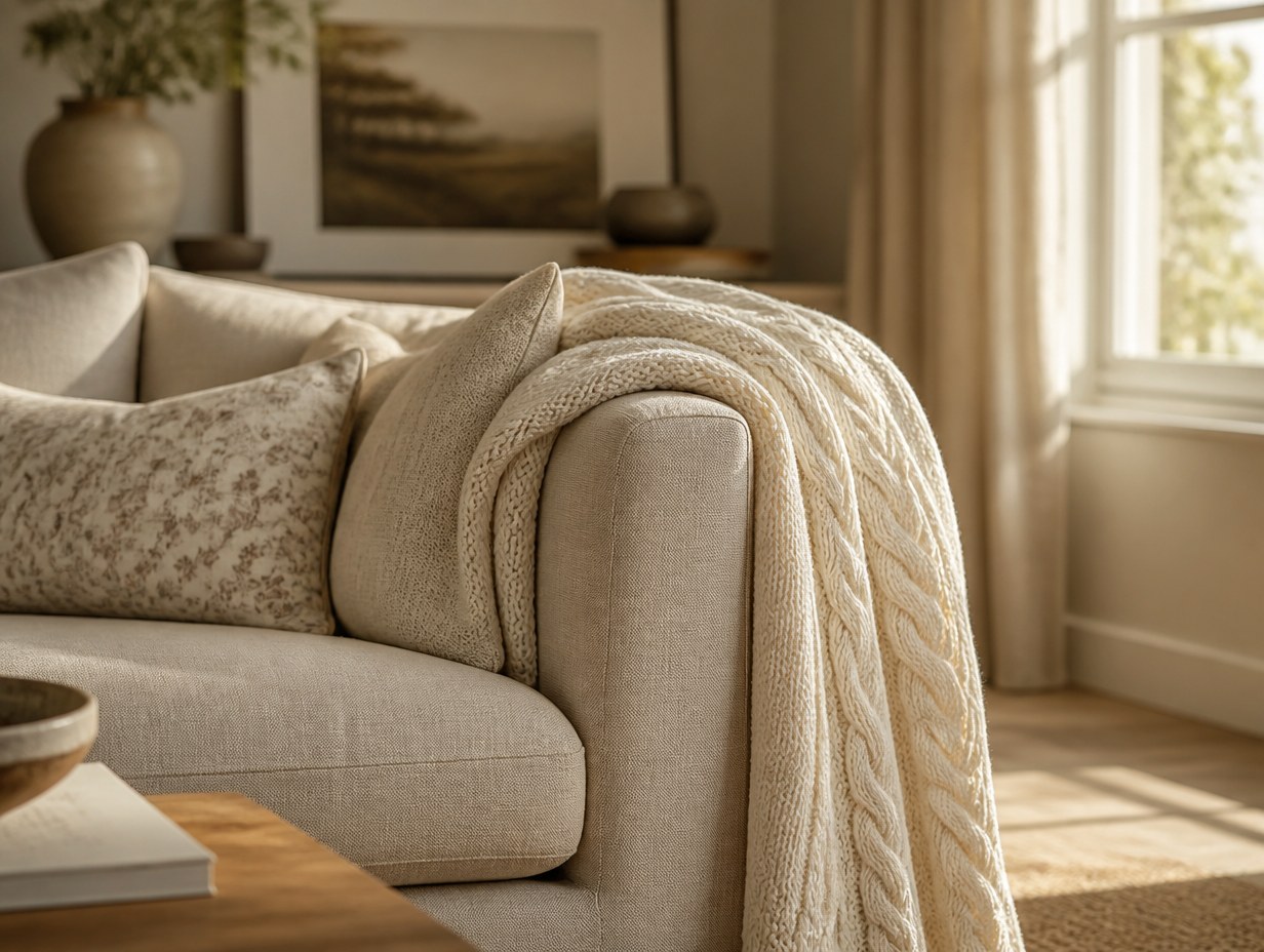 AI-generated blanket mockup sample
