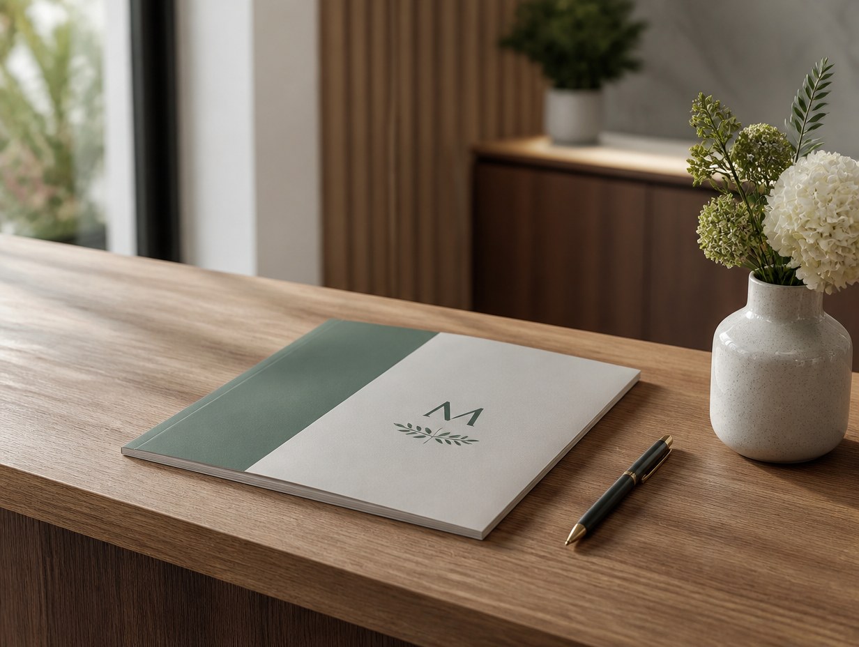 AI-generated booklet mockup sample