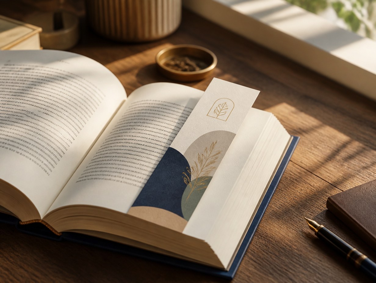 AI-generated bookmark mockup sample