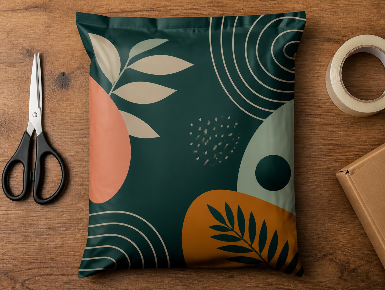 Branded Poly Mailer mockup example