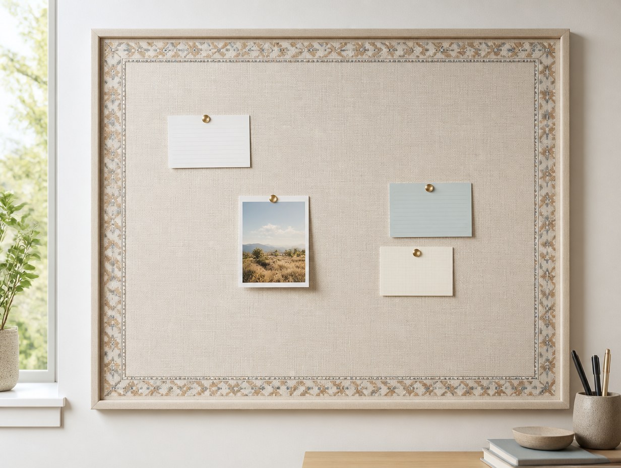AI-generated bulletin board mockup sample