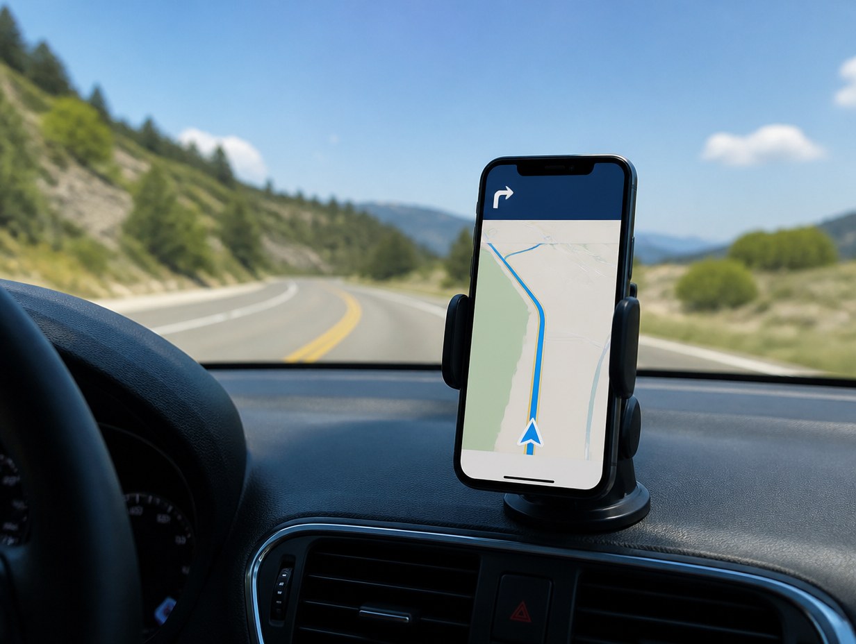 Car Phone Mount mockup example