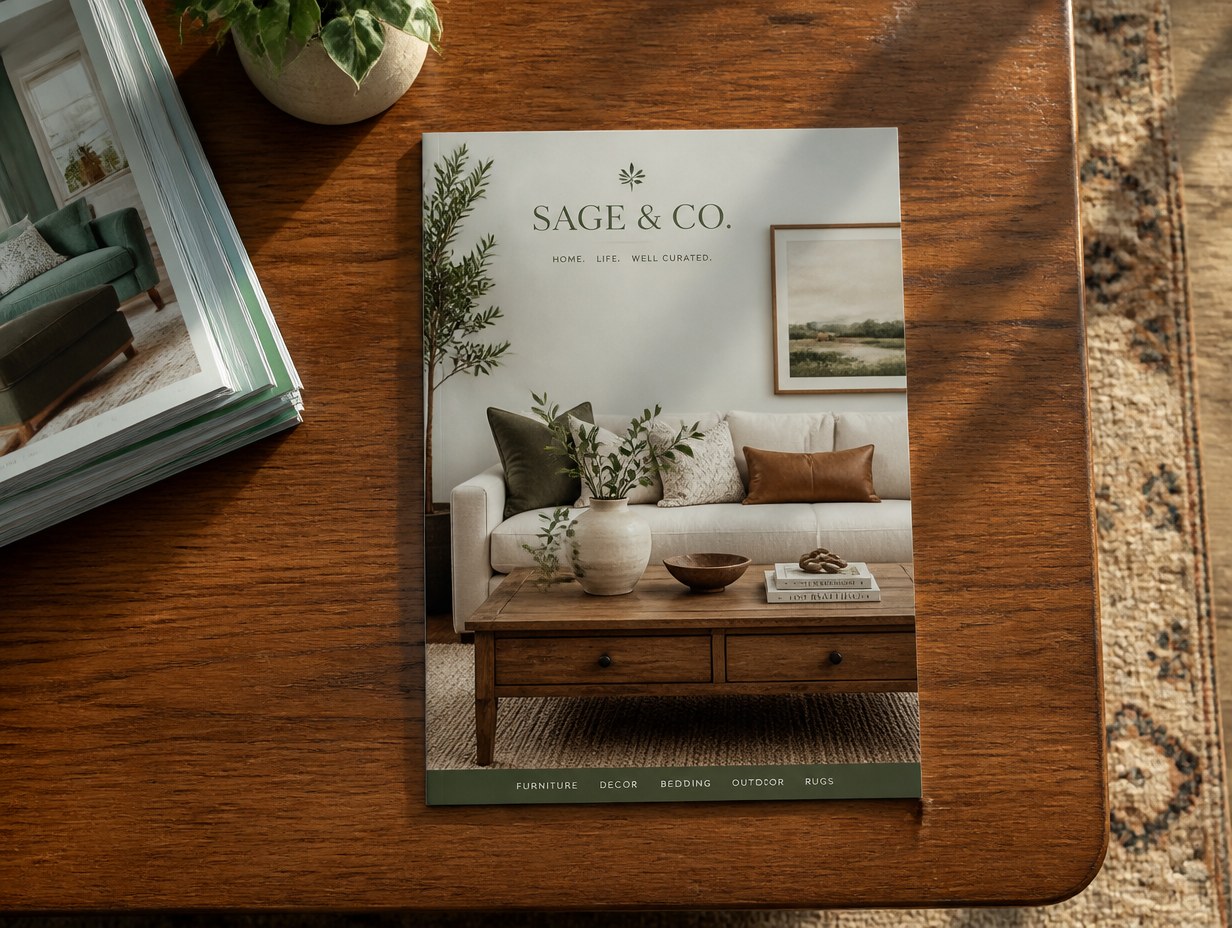 Catalog Mailer mockup example