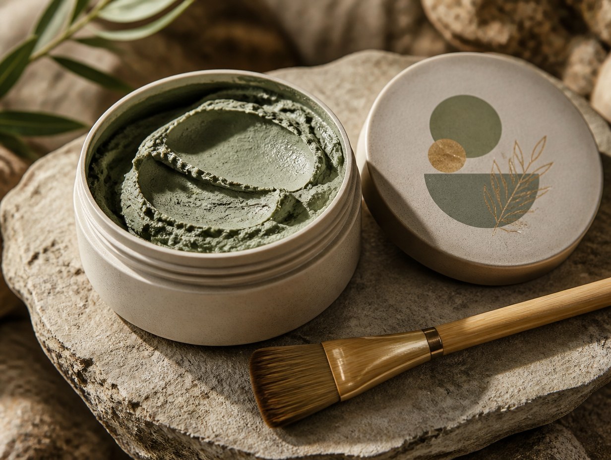 Clay Mask Jar mockup example