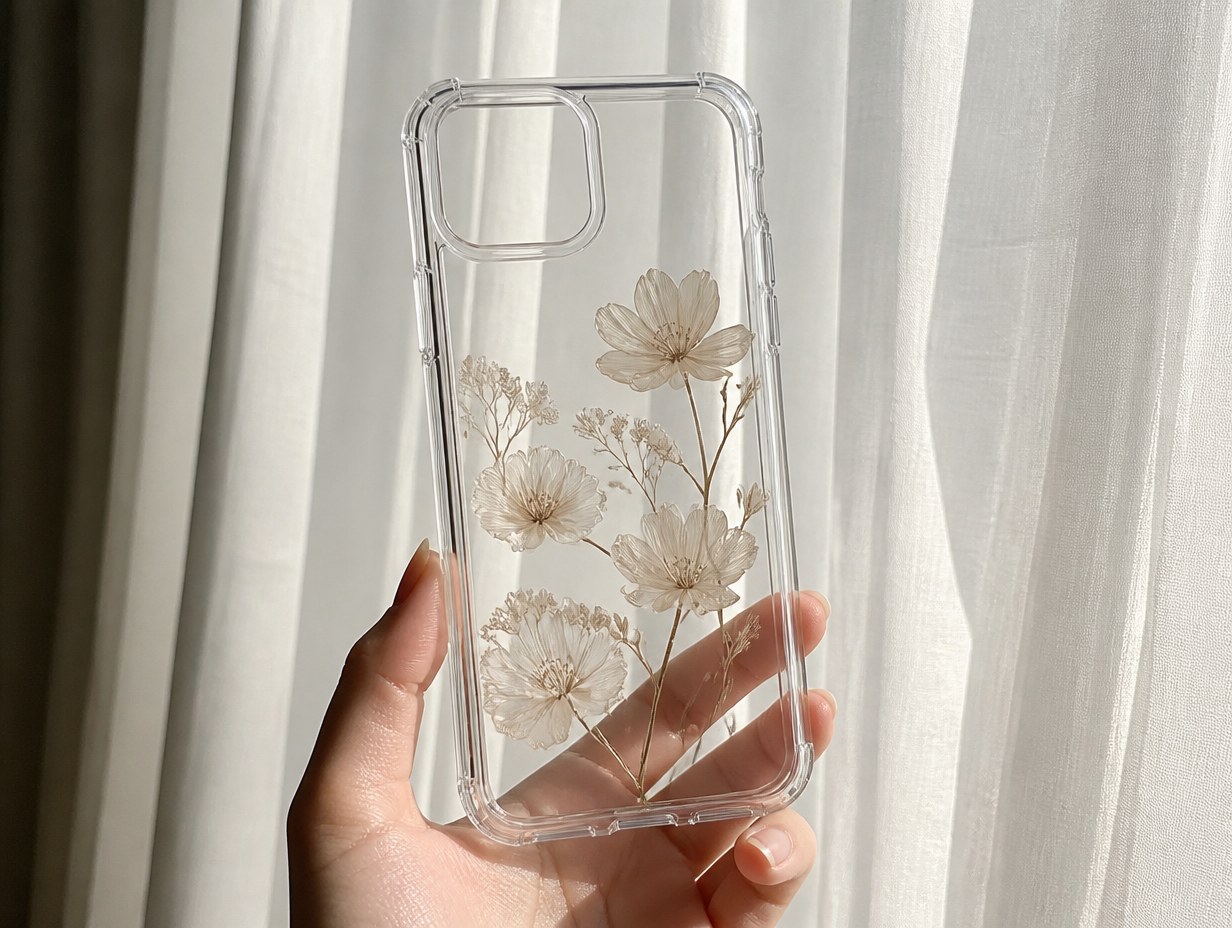 Clear iPhone Case mockup example