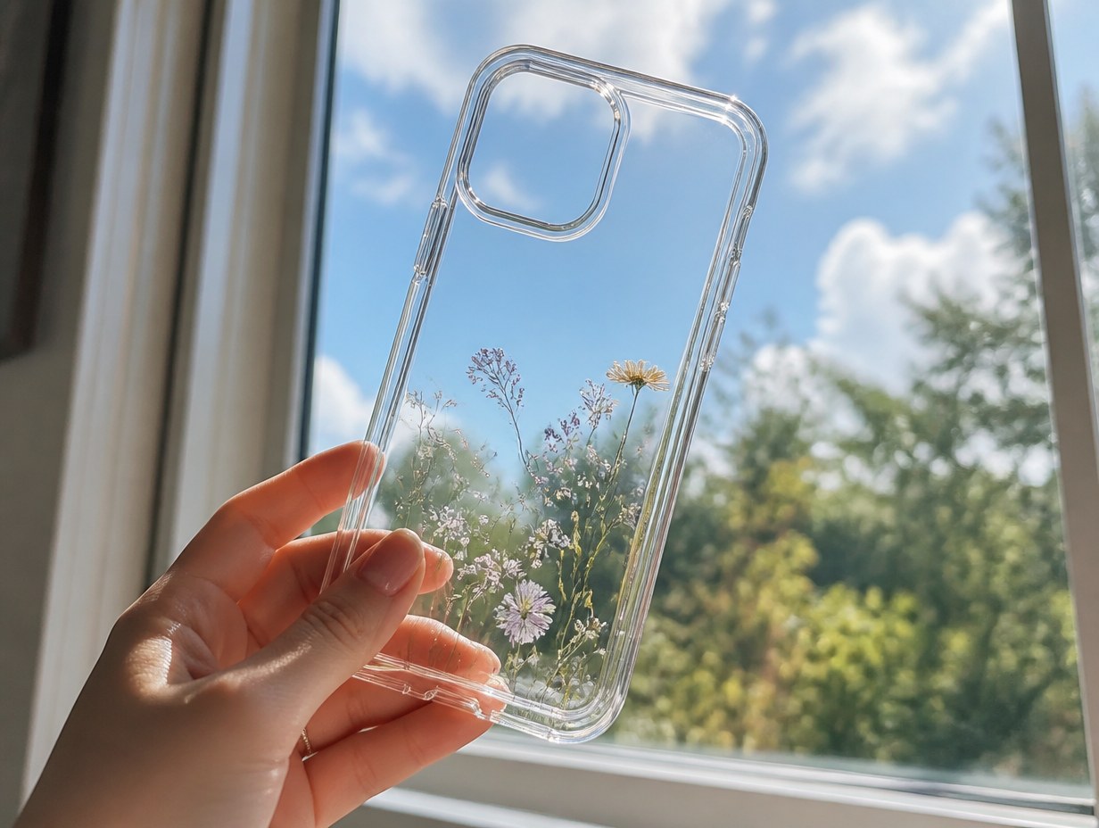 Clear Phone Case mockup example