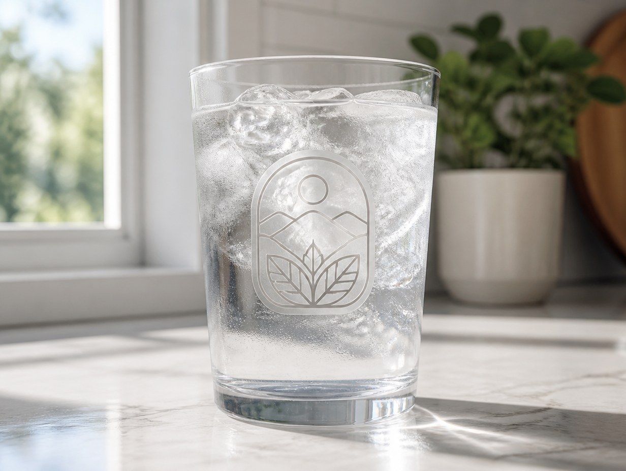 Clear Sticker mockup example