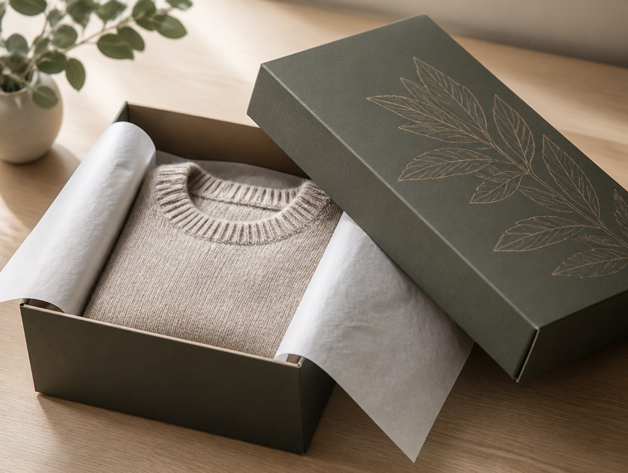 Clothing Box mockup example