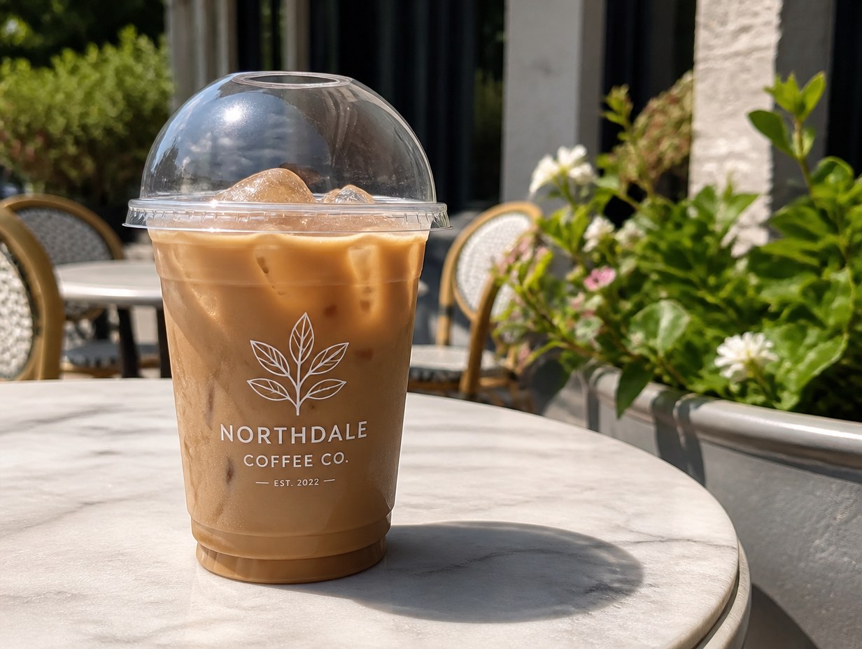 AI-generated cold cup mockup sample
