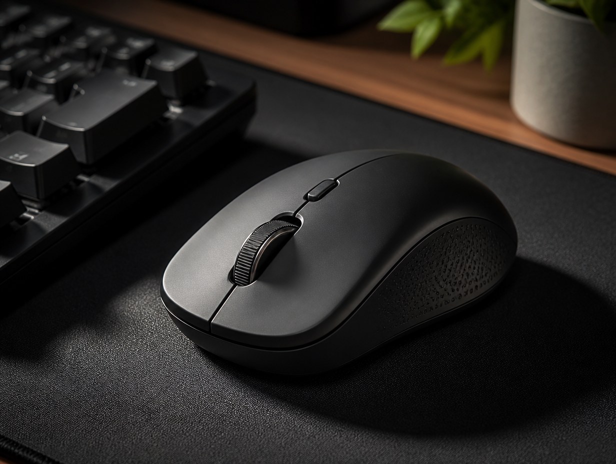 AI-generated computer mouse mockup sample
