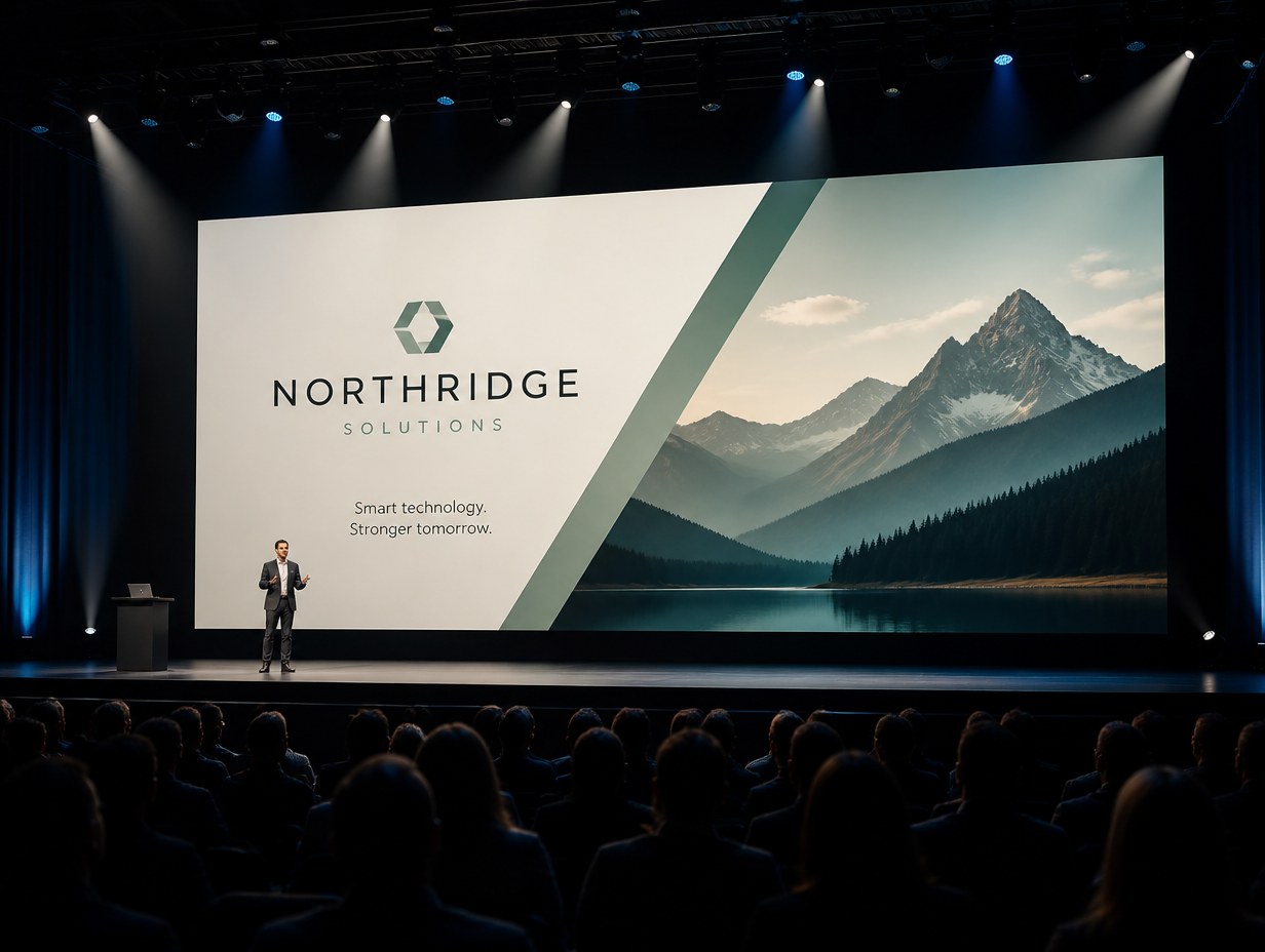 Conference Presentation mockup example