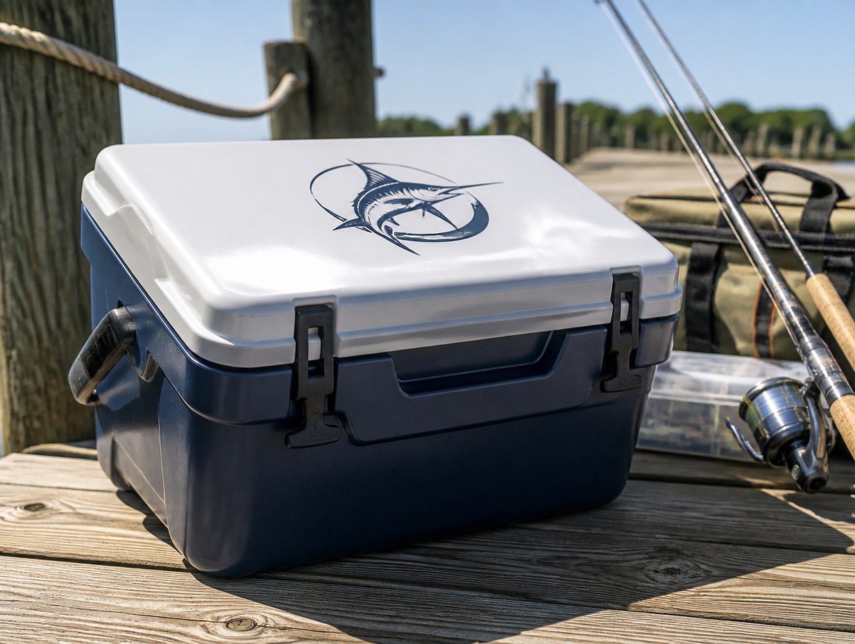 AI-generated cooler mockup sample