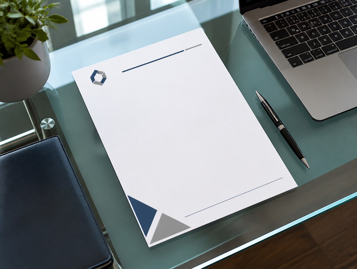 Corporate Letterhead mockup example