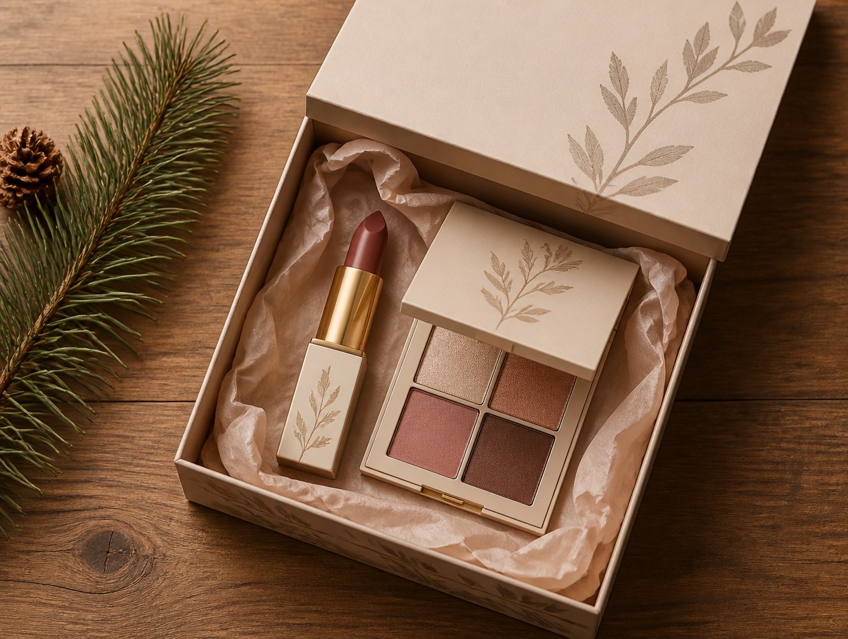 Cosmetic Gift Box mockup example