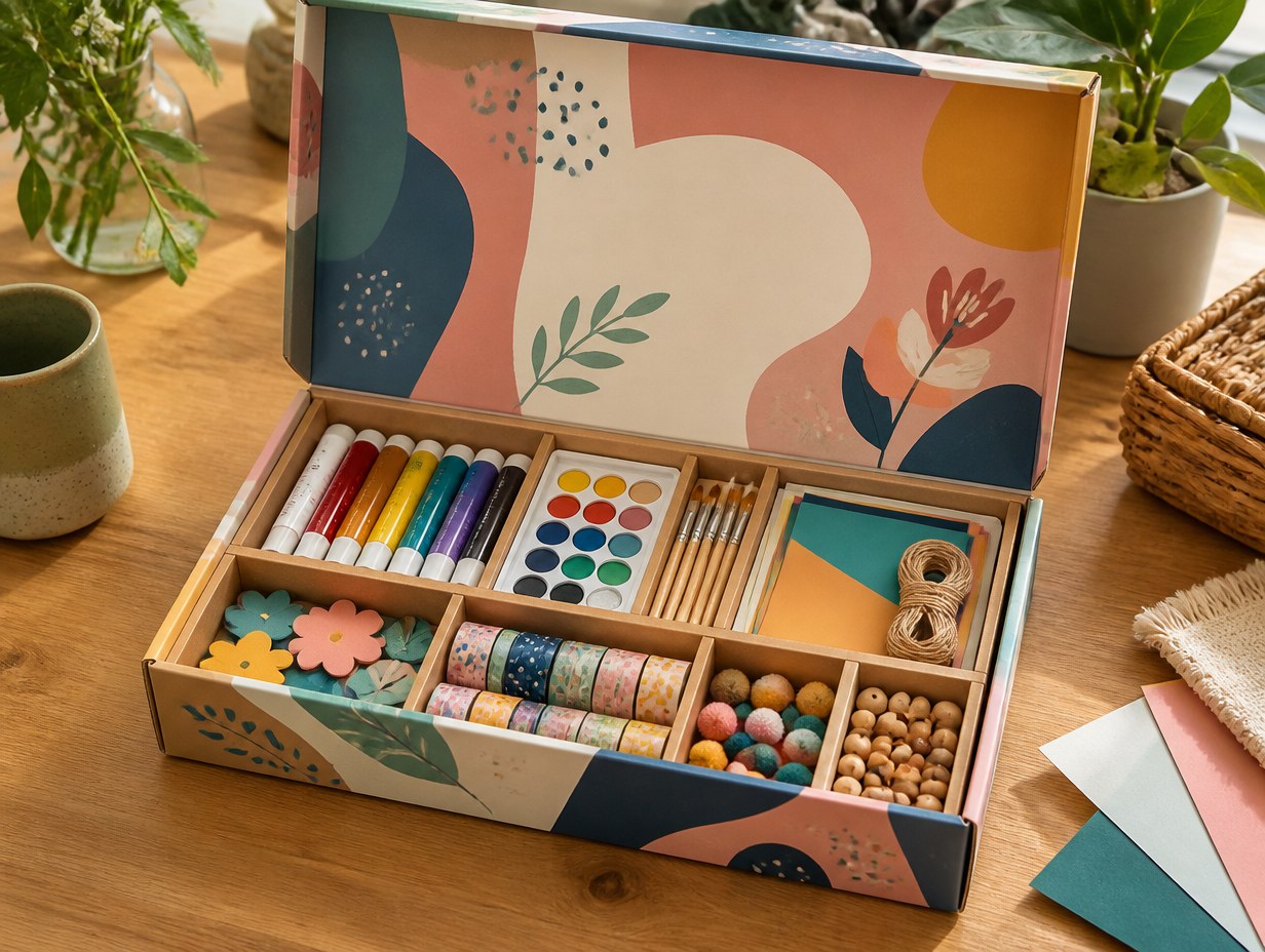 Craft Kit Box mockup example