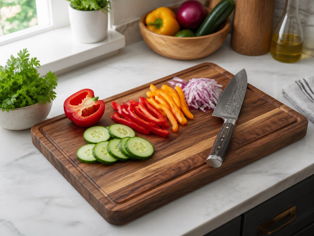 AI-generated cutting board mockup sample