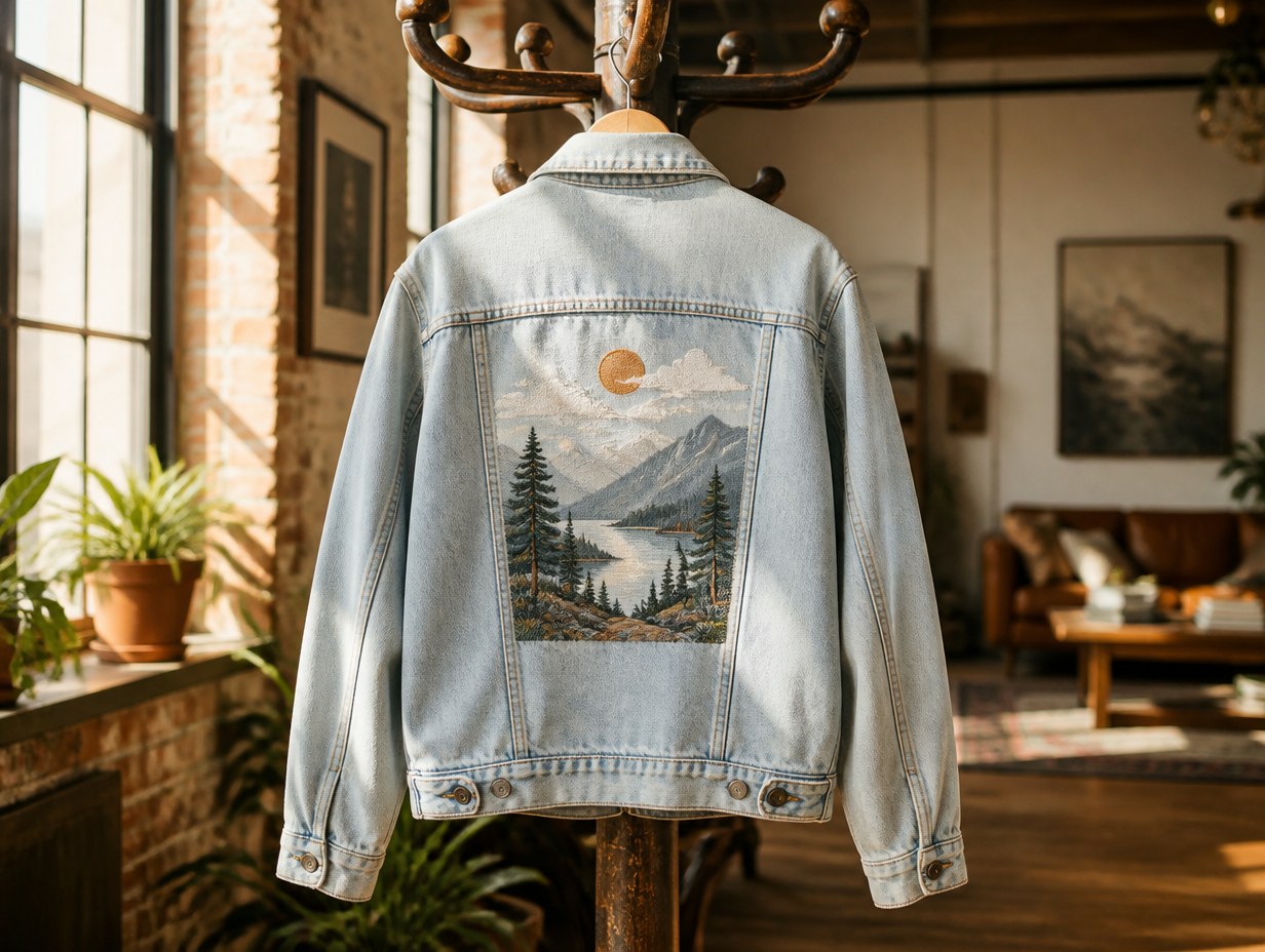 Denim Jacket mockup example