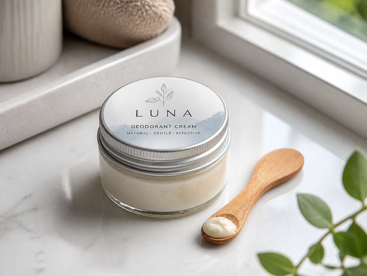 Deodorant Cream Jar mockup example