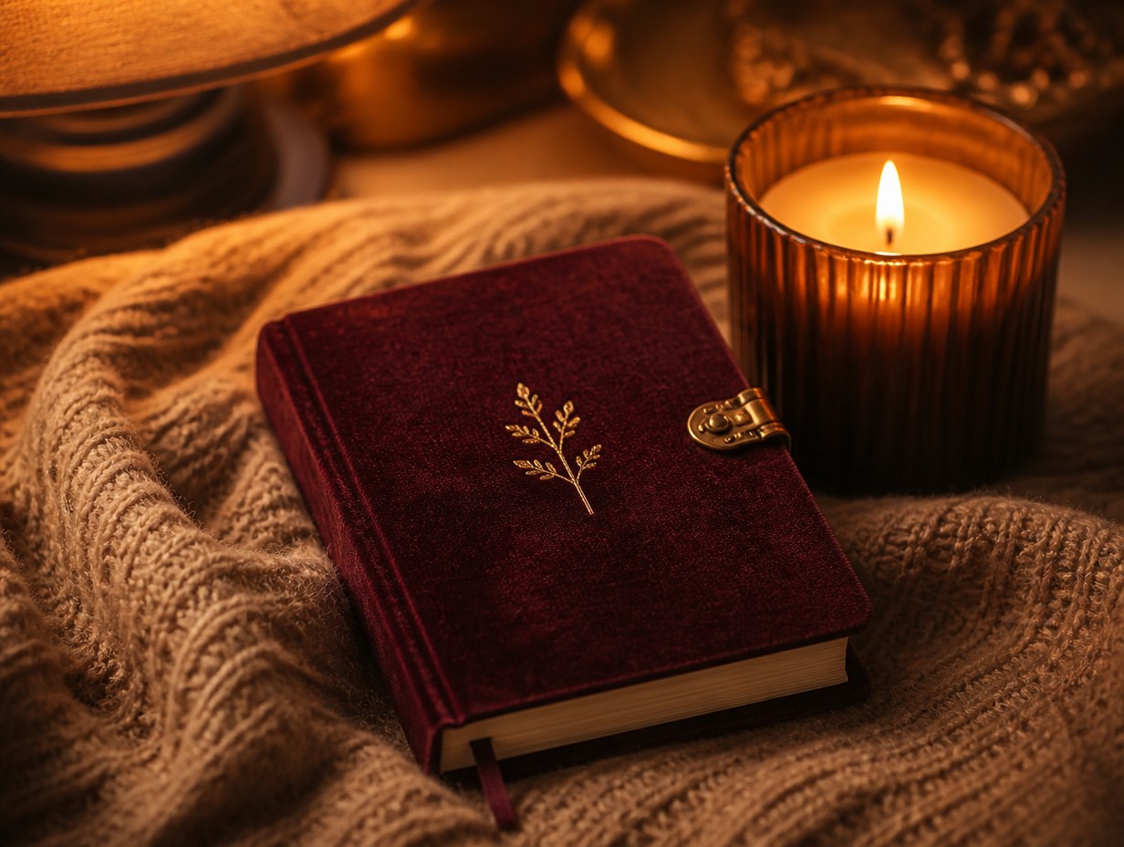 AI-generated diary mockup sample