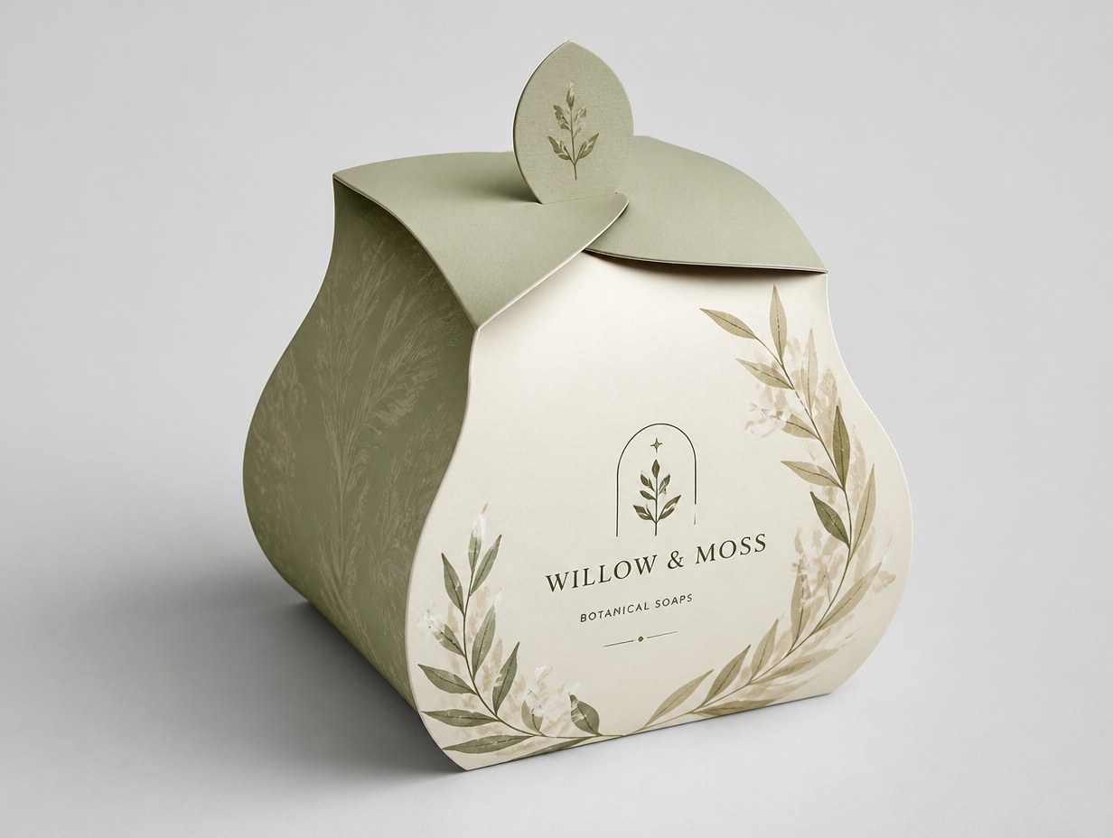 Die Cut Box mockup example