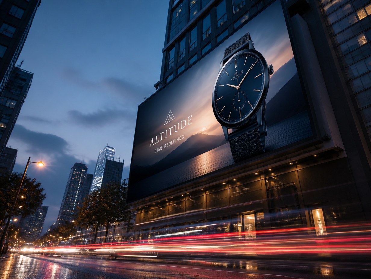 Digital Billboard Ad mockup example