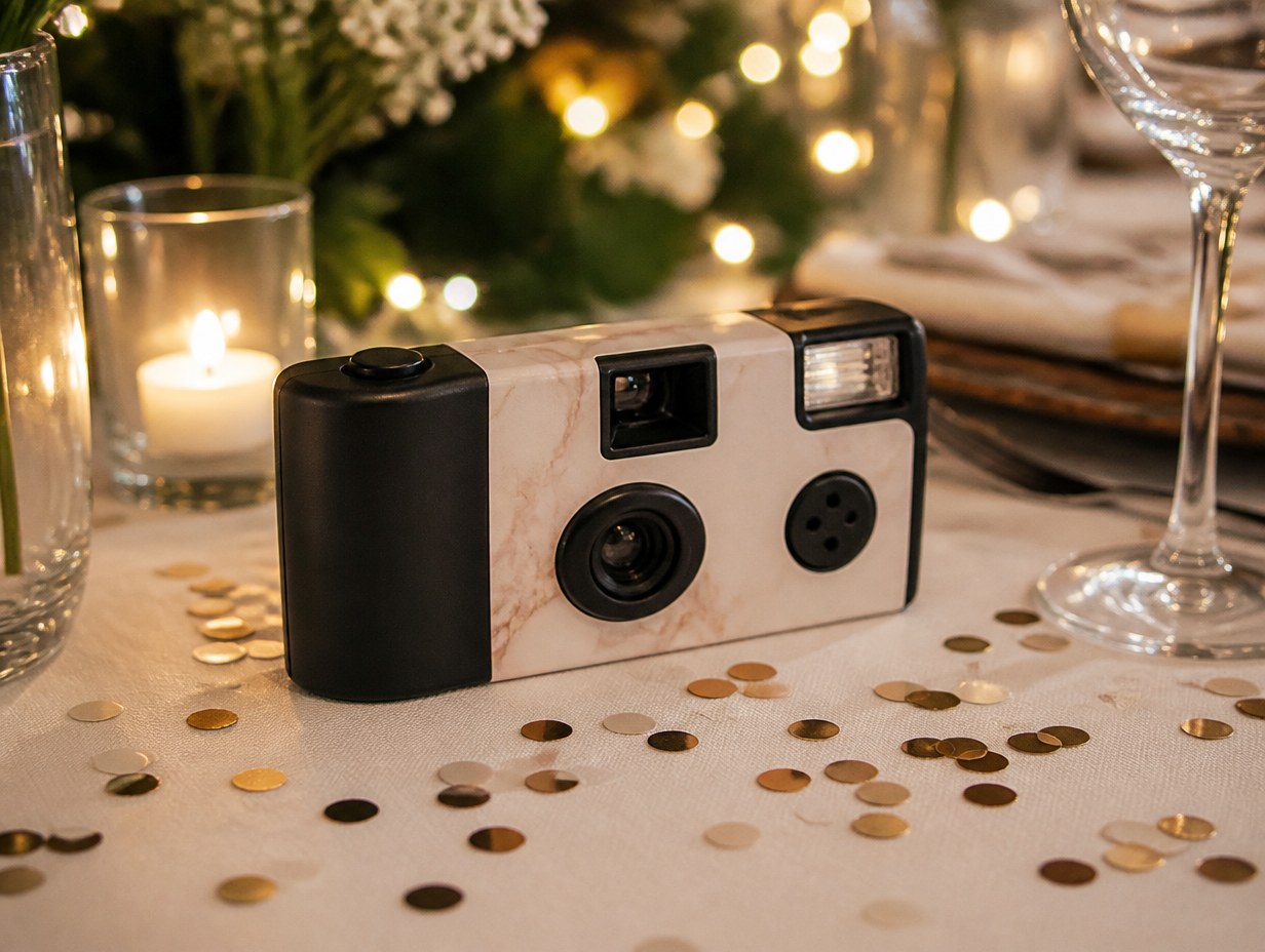 AI-generated disposable camera mockup sample