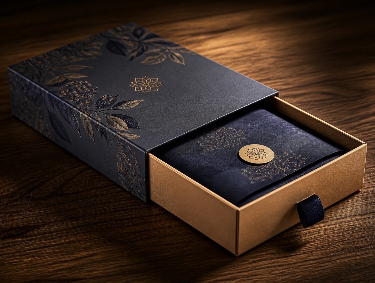 Drawer Style Gift Box mockup example