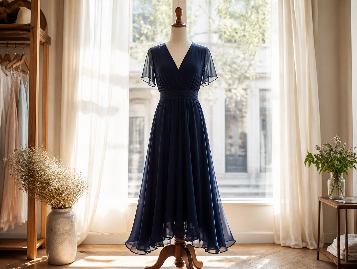 AI-generated dress mockup sample