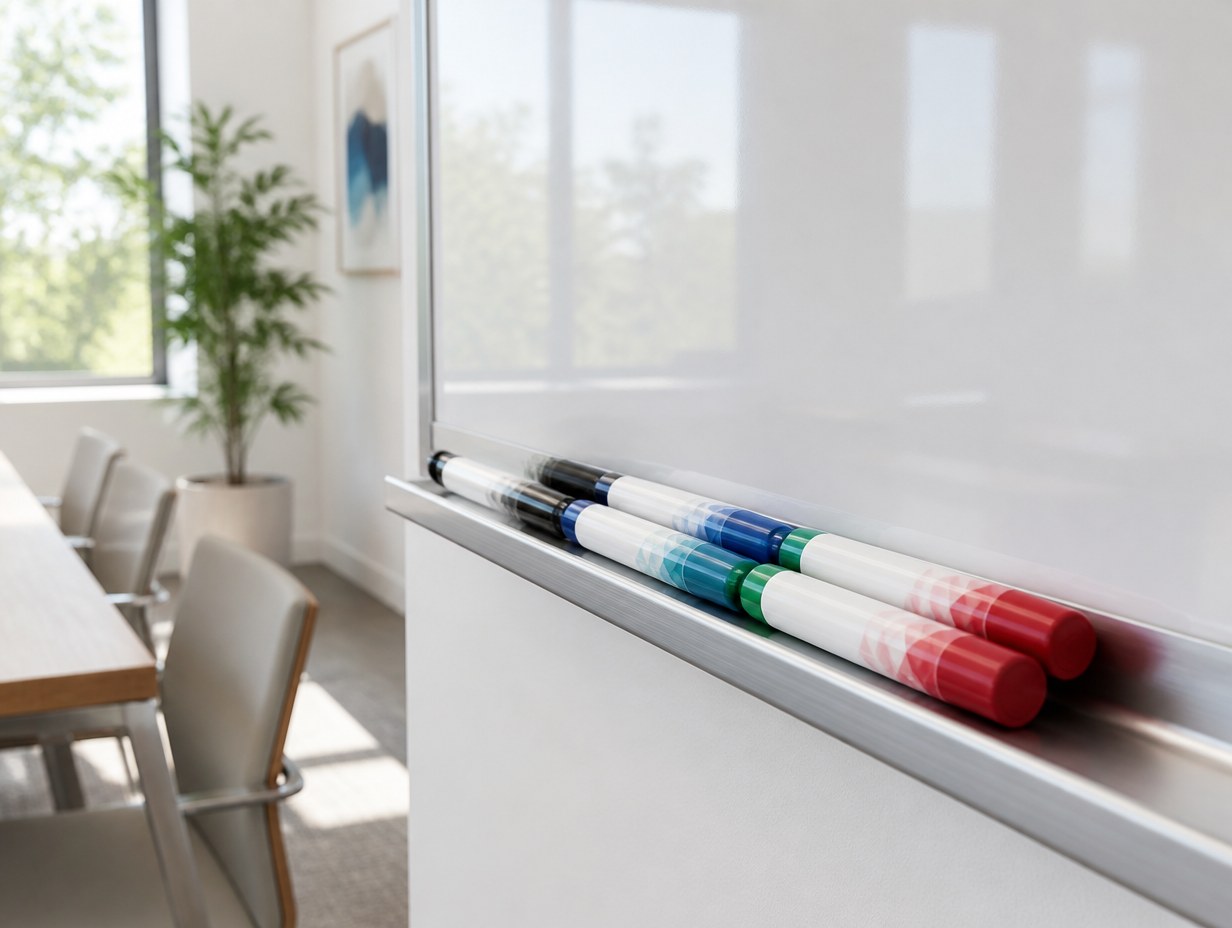 AI-generated dry erase marker mockup sample