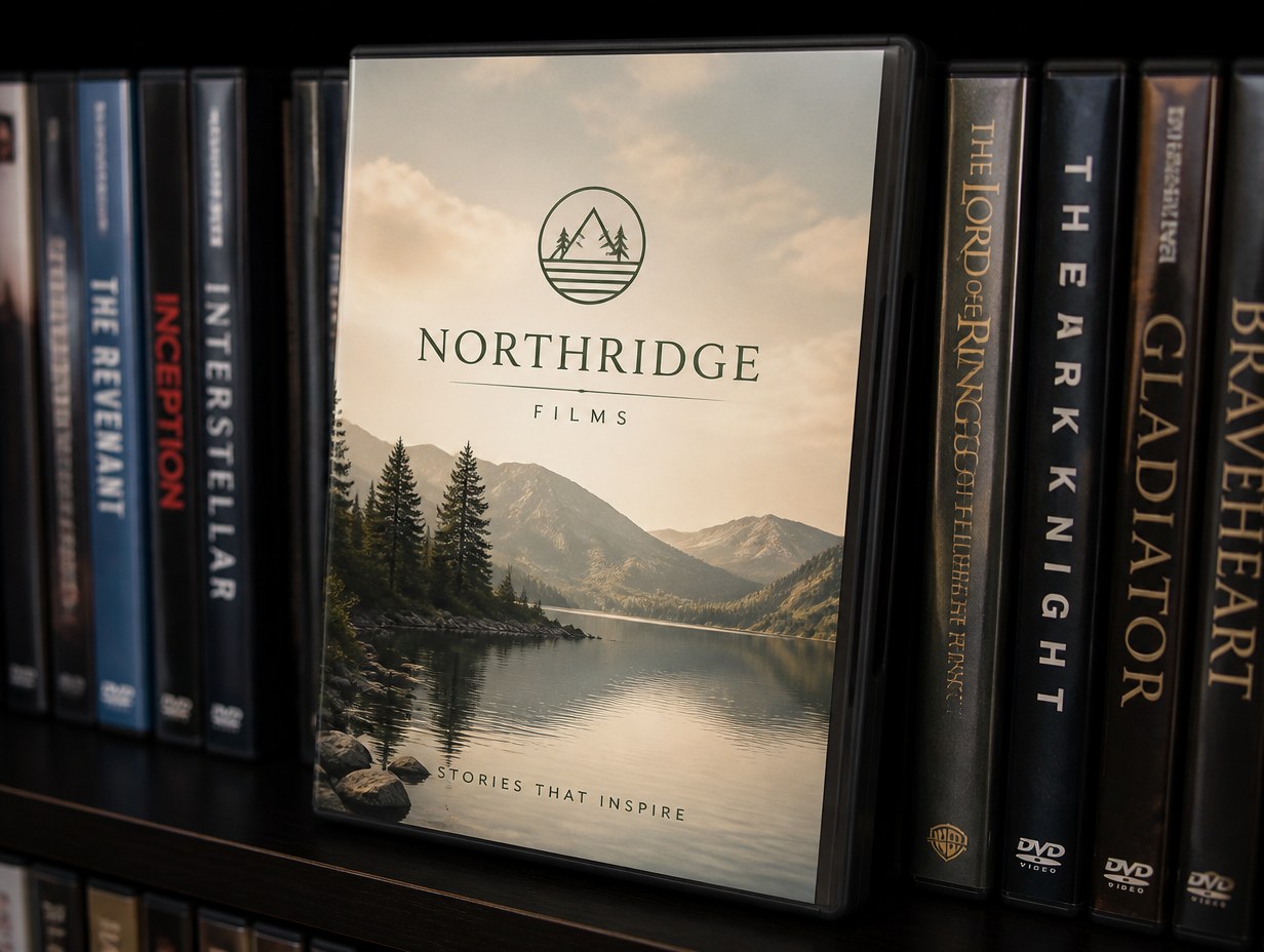 AI-generated dvd case mockup sample