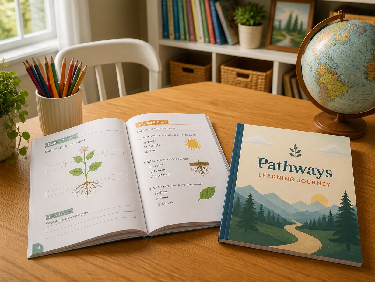 Educational Workbook mockup example