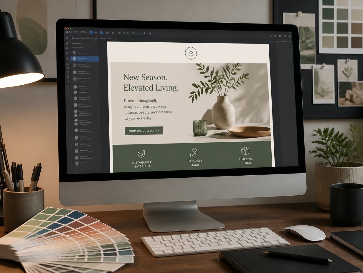 Email Banner mockup example