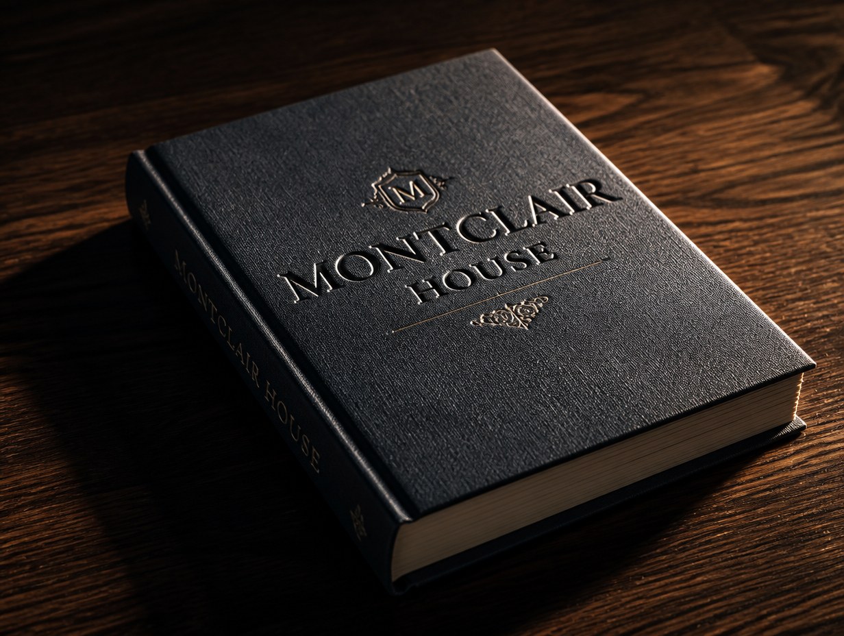 Embossed Hardcover Book mockup example
