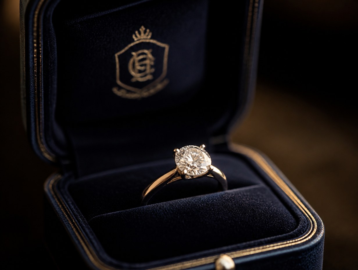 Engagement Ring Box mockup example