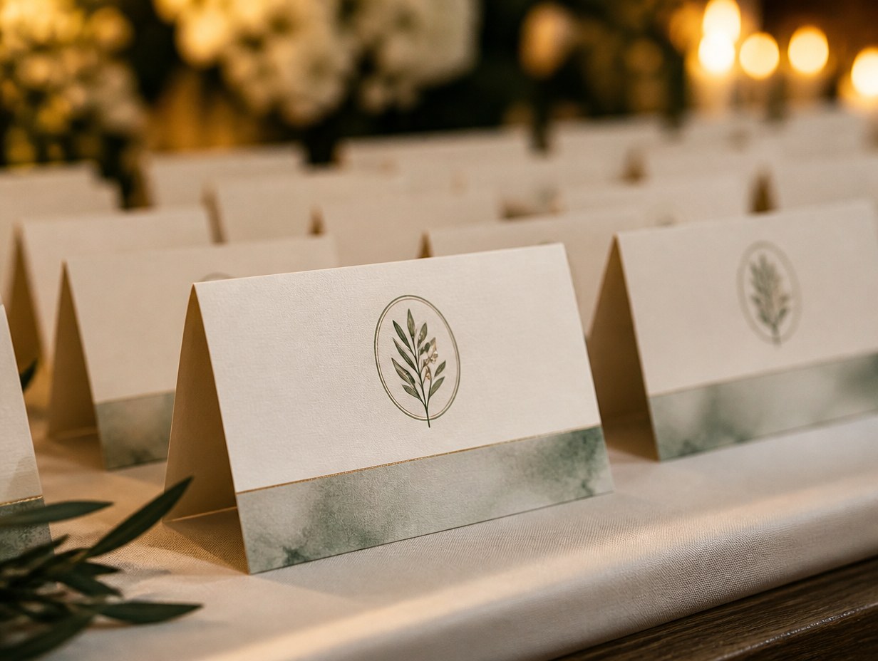 Escort Card mockup example