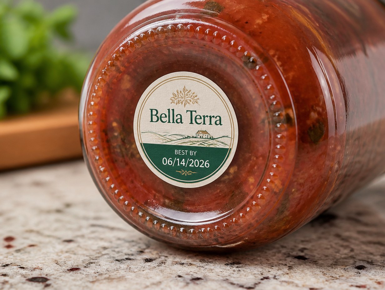 Expiration Date Label mockup example