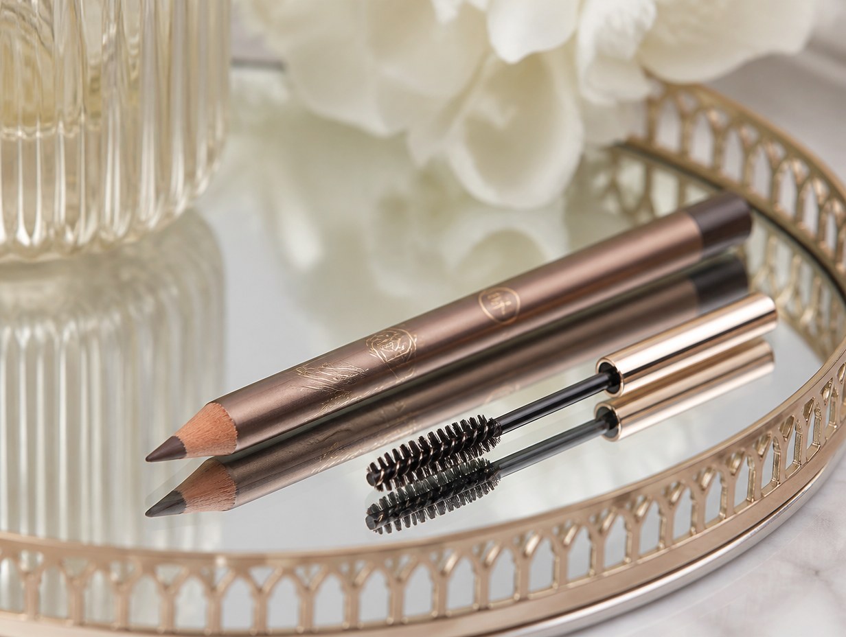 AI-generated eyebrow pencil mockup sample