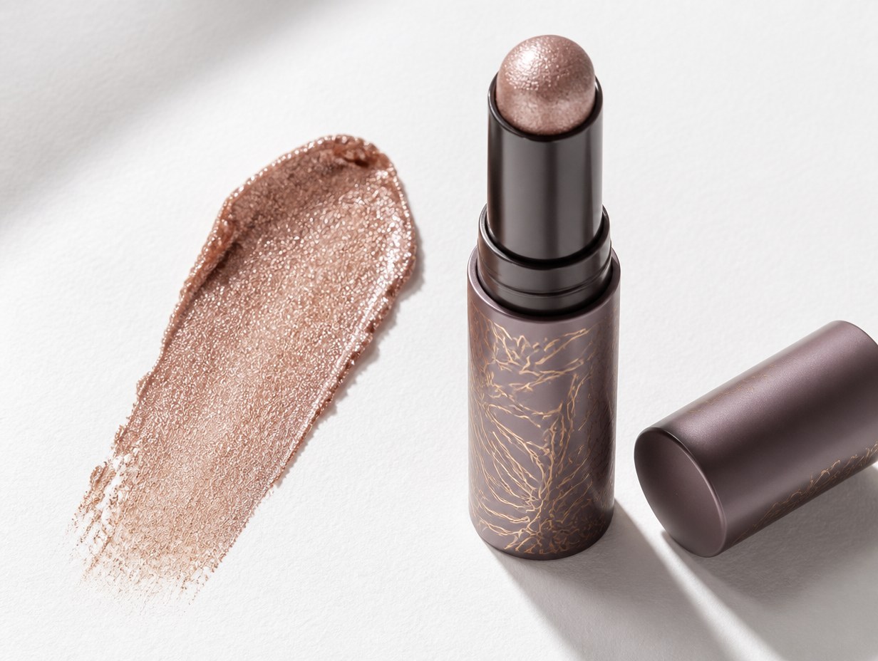 AI-generated eyeshadow stick mockup sample
