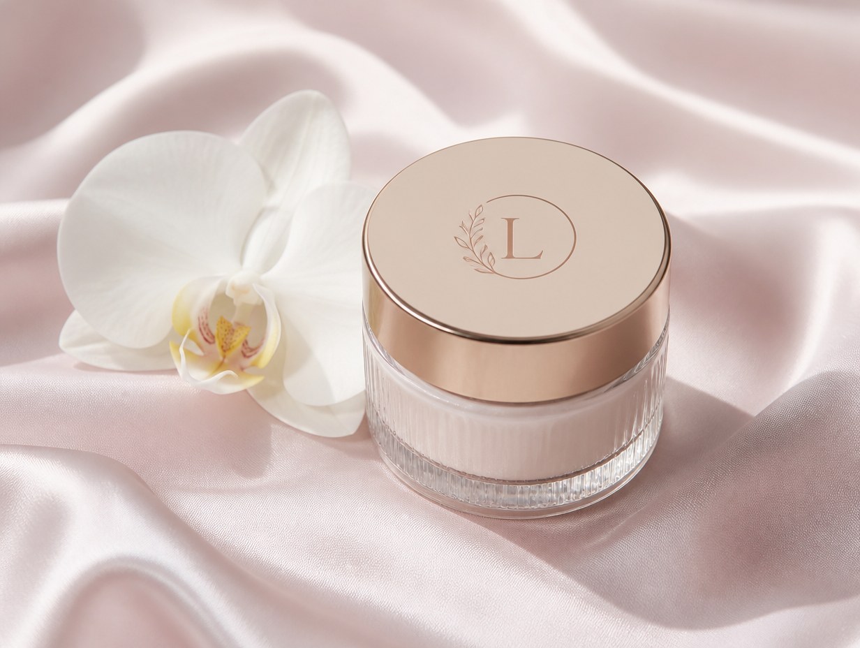 Face Cream Jar mockup example