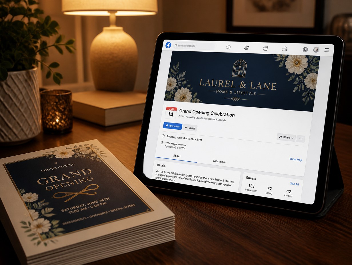 Facebook Event Cover mockup example