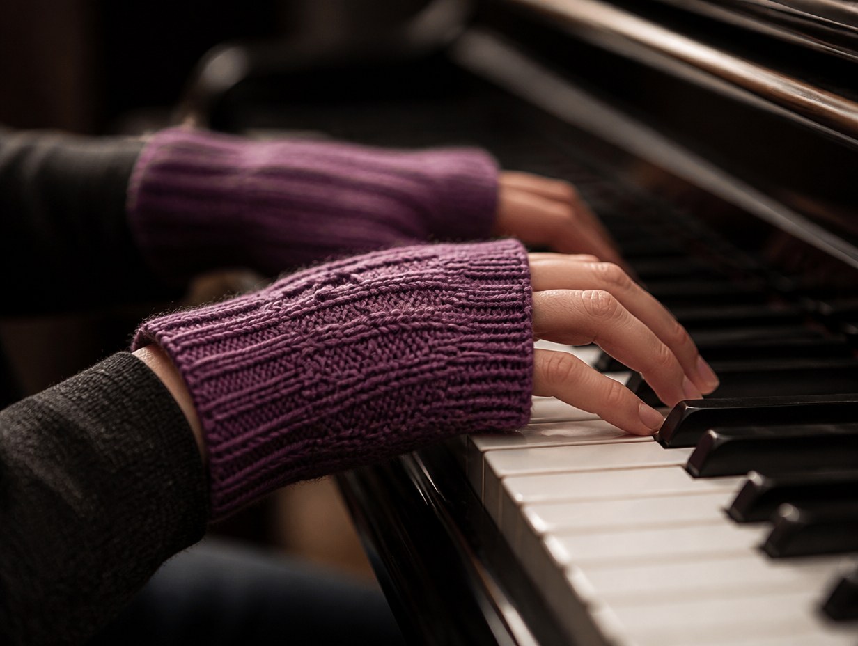 Fingerless Gloves mockup example