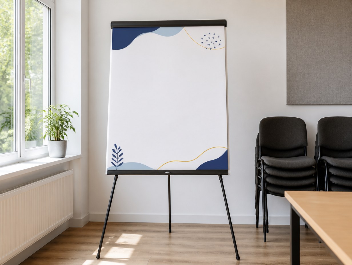 AI-generated flip chart mockup sample
