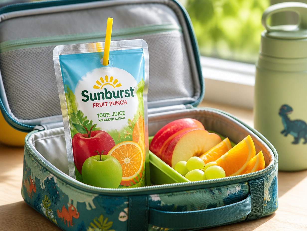 Fruit Juice Pouch mockup example