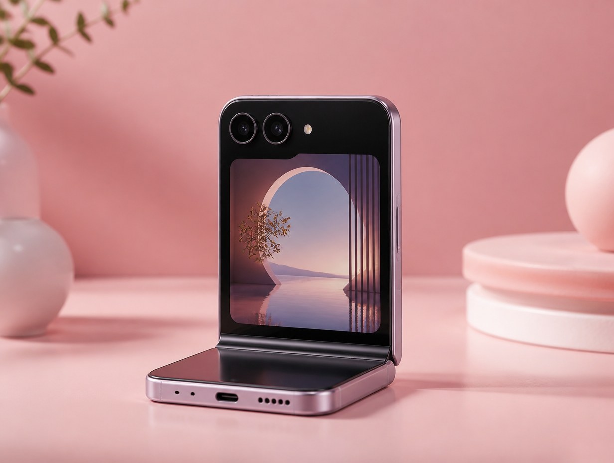 Galaxy Z Flip mockup example
