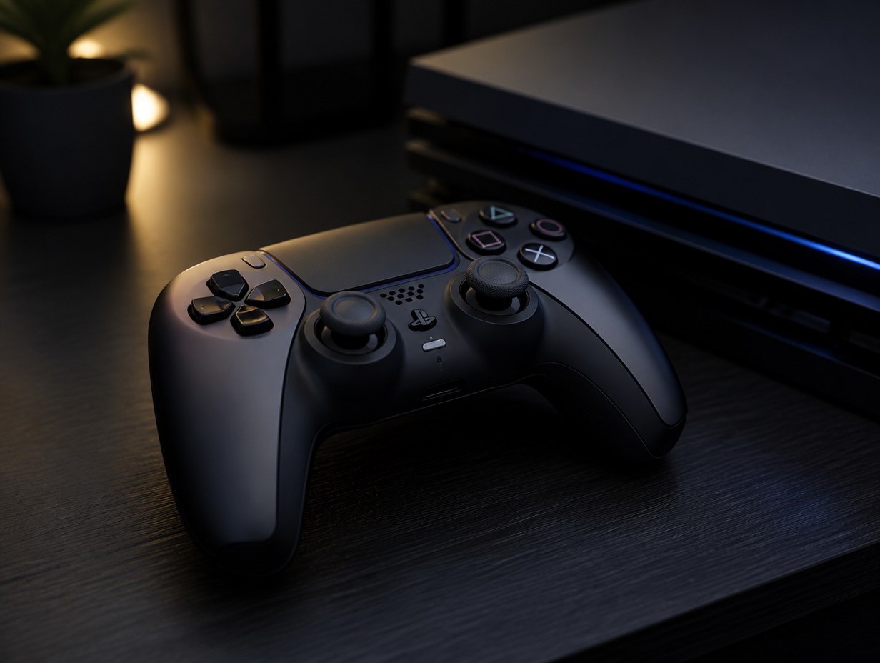 AI-generated game controller mockup sample